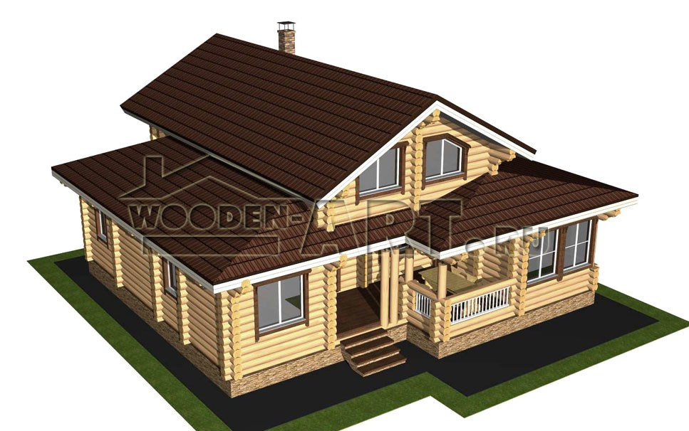 «Журавлево» 182 кв. м. Проекты деревянных домов