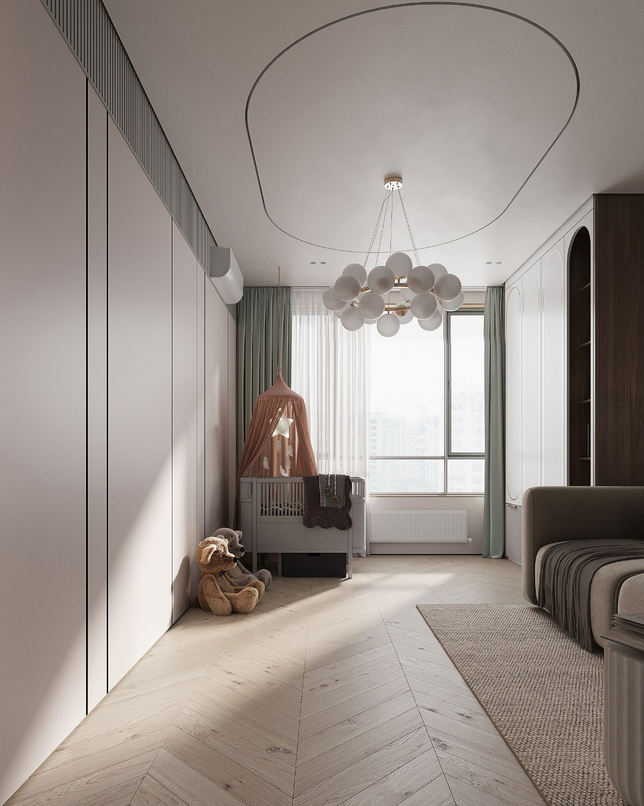 ЖК «Аль-Фараби 27», 93 м². Room Design Studio