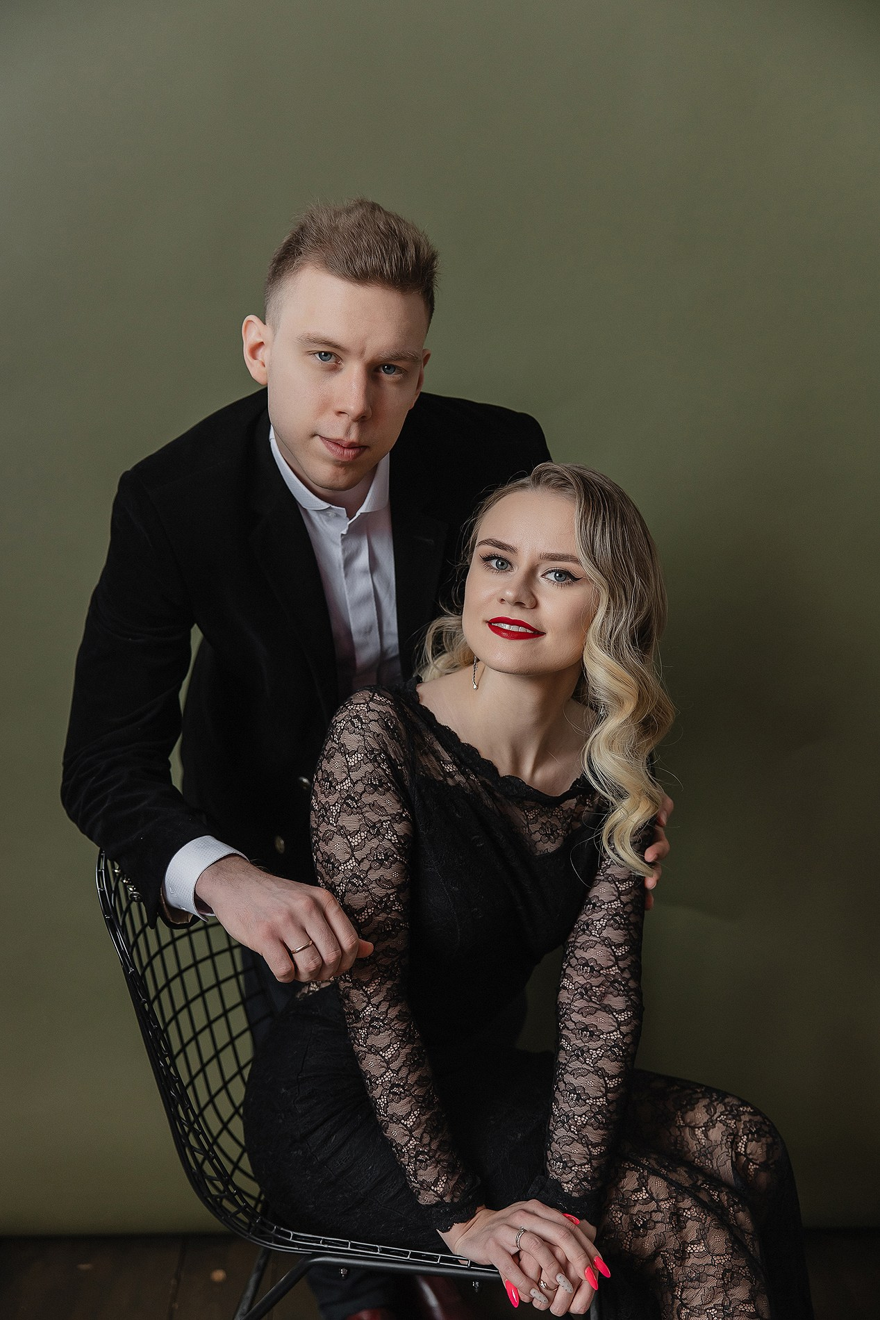 Love story в студии. Фотограф Олеся Жомер