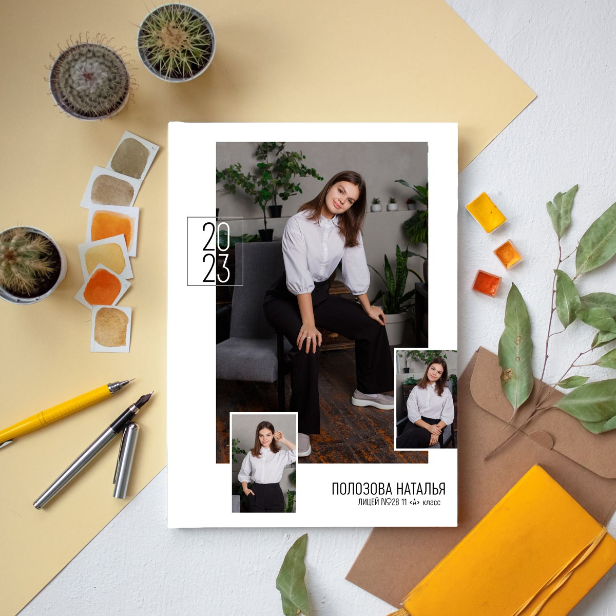 1 разворот 9кл. Детский, семейный и школьный фотограф Светлана Волжанина