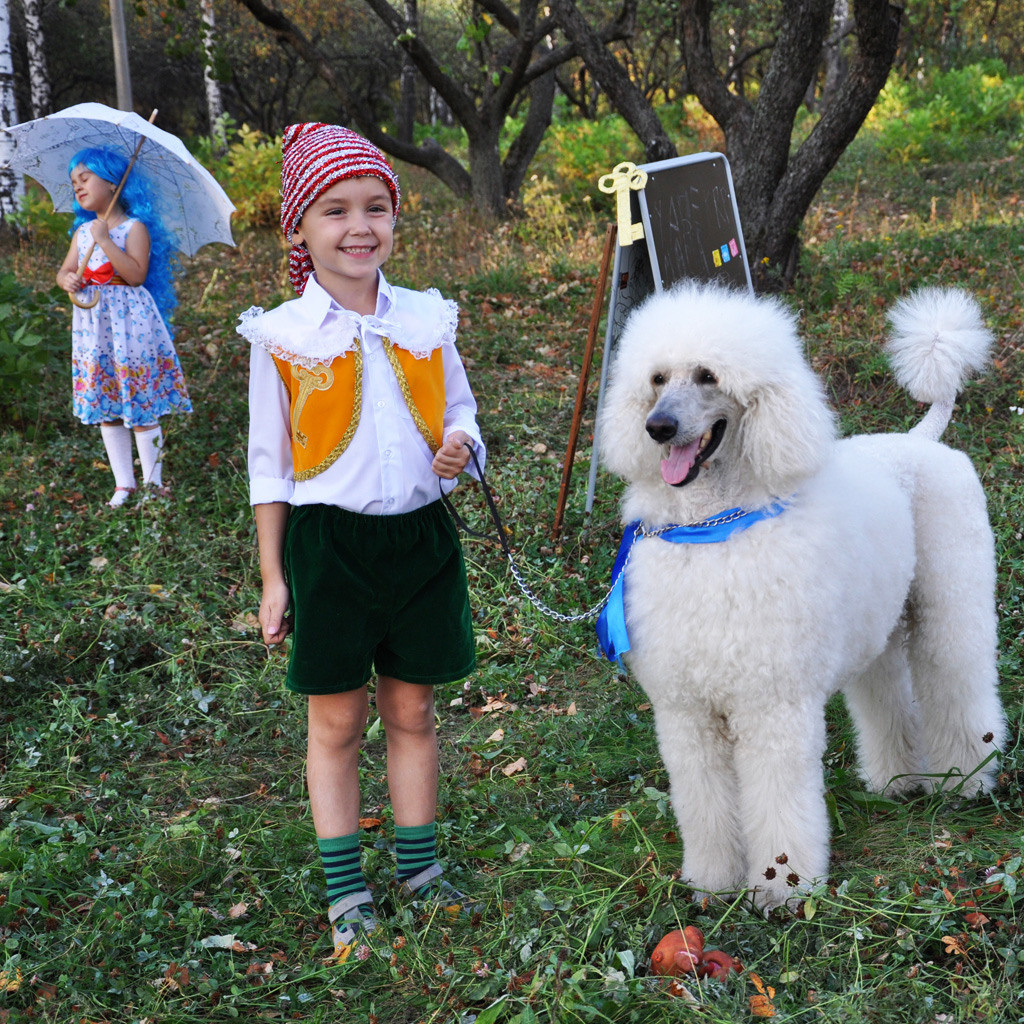 Праздник с пуделем. Фотостудия Портрет Свадебный и семейный фотограф в Рязани
