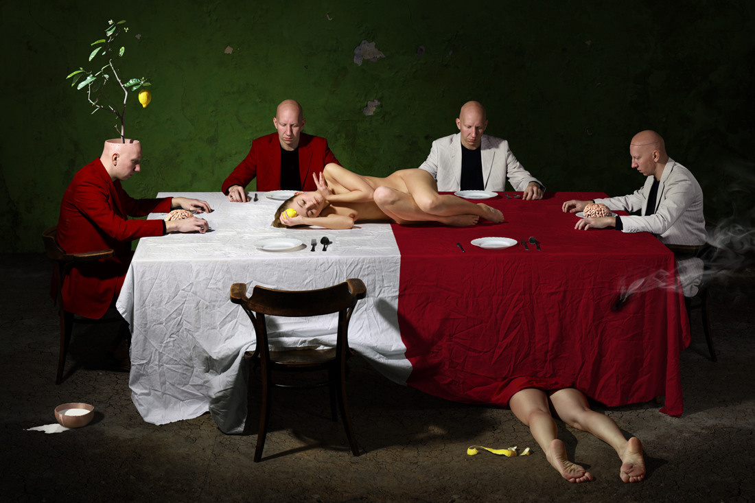 Red. Art by Max Sauco