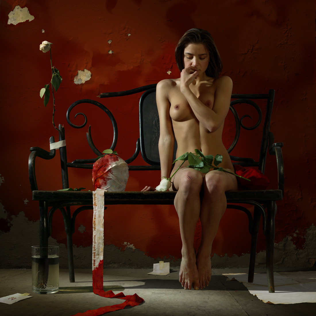 Red. Art by Max Sauco