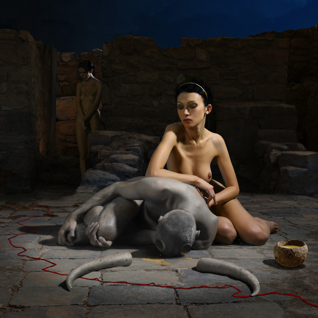 Black. Art by Max Sauco