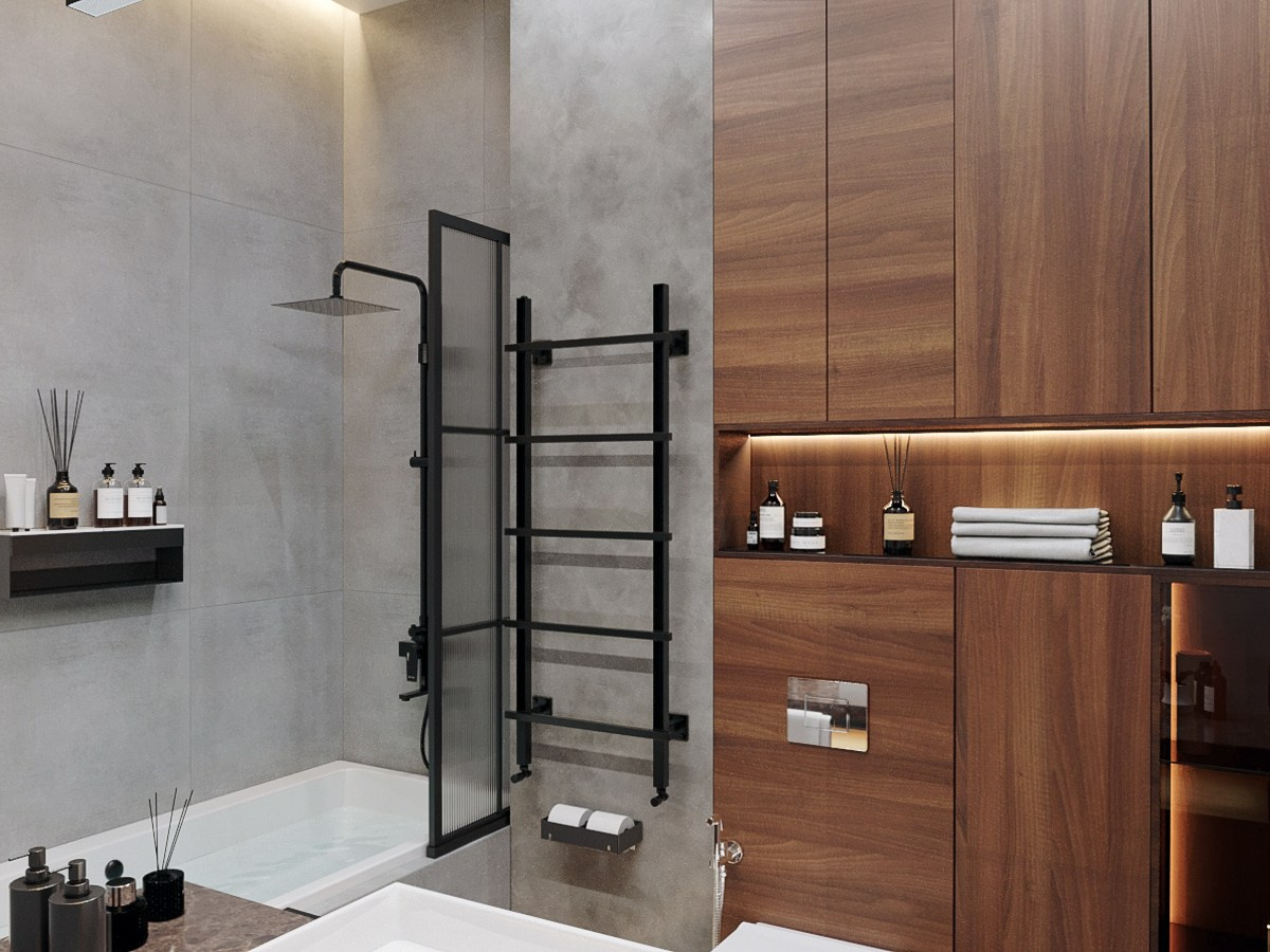 Дизайн проект интерьера одноэтажного частного дома (г. Ростов-на-Дону)