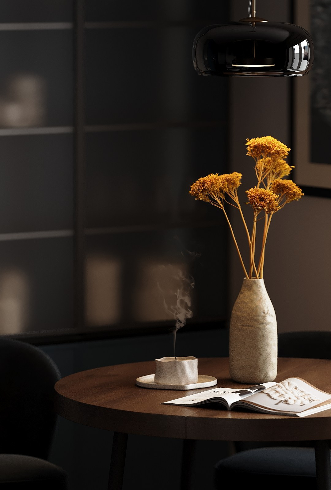 Kitchen living room. designer marunaarthomes. 3d визуализатор интерьеров