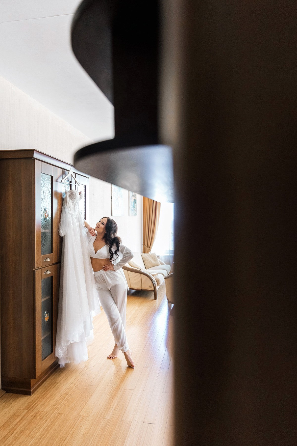 Свадебная фотосессия на берегу Горьковского моря. Свадебный фотограф в Нижнем Новгороде и Москве Сергей Воробьев