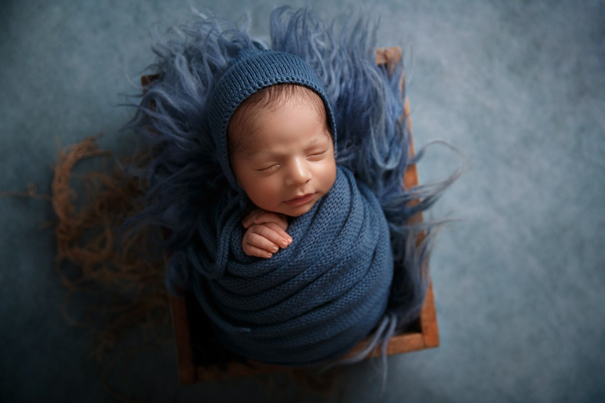 Deep blue. Фотограф новорожденных, семейный фотограф в Санкт-Петербурге