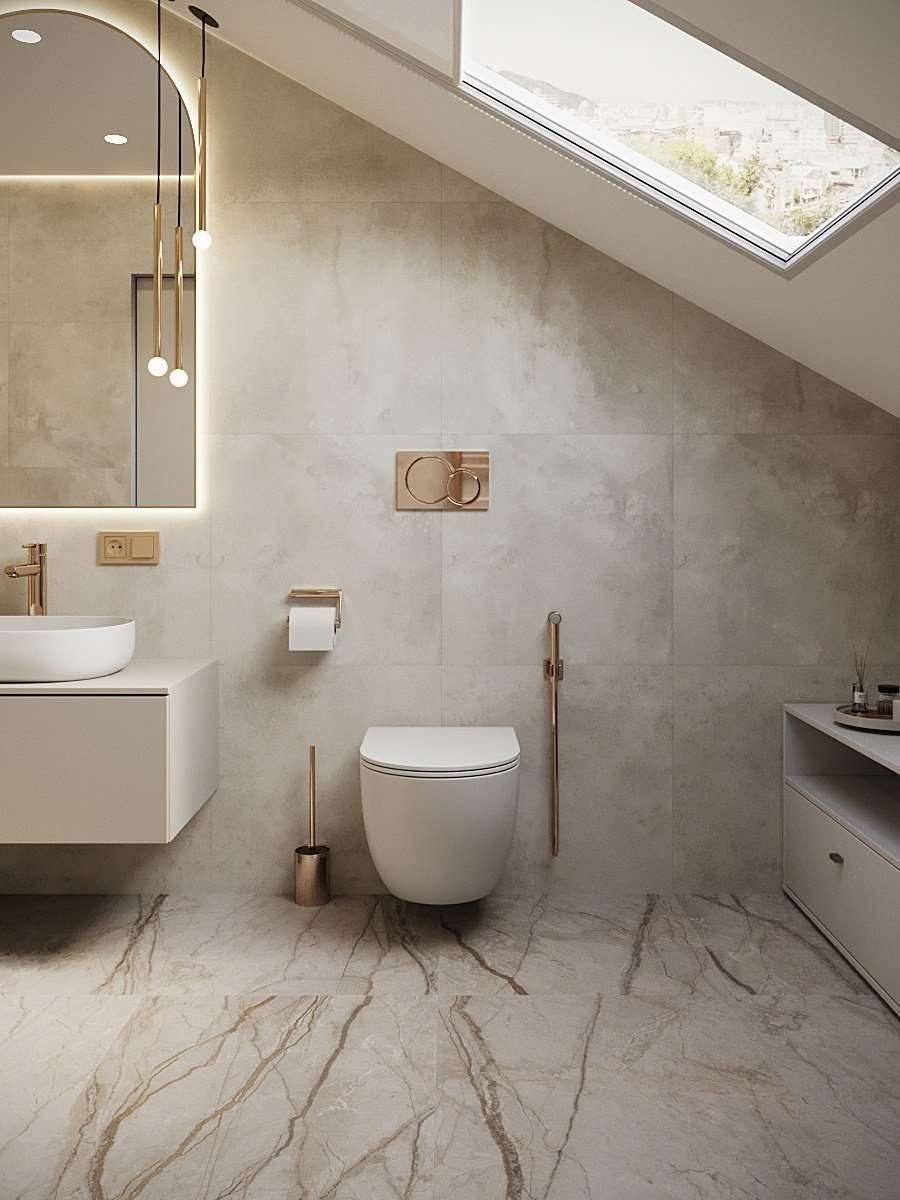 Дом с мансардой 250 м². Студия дизайна