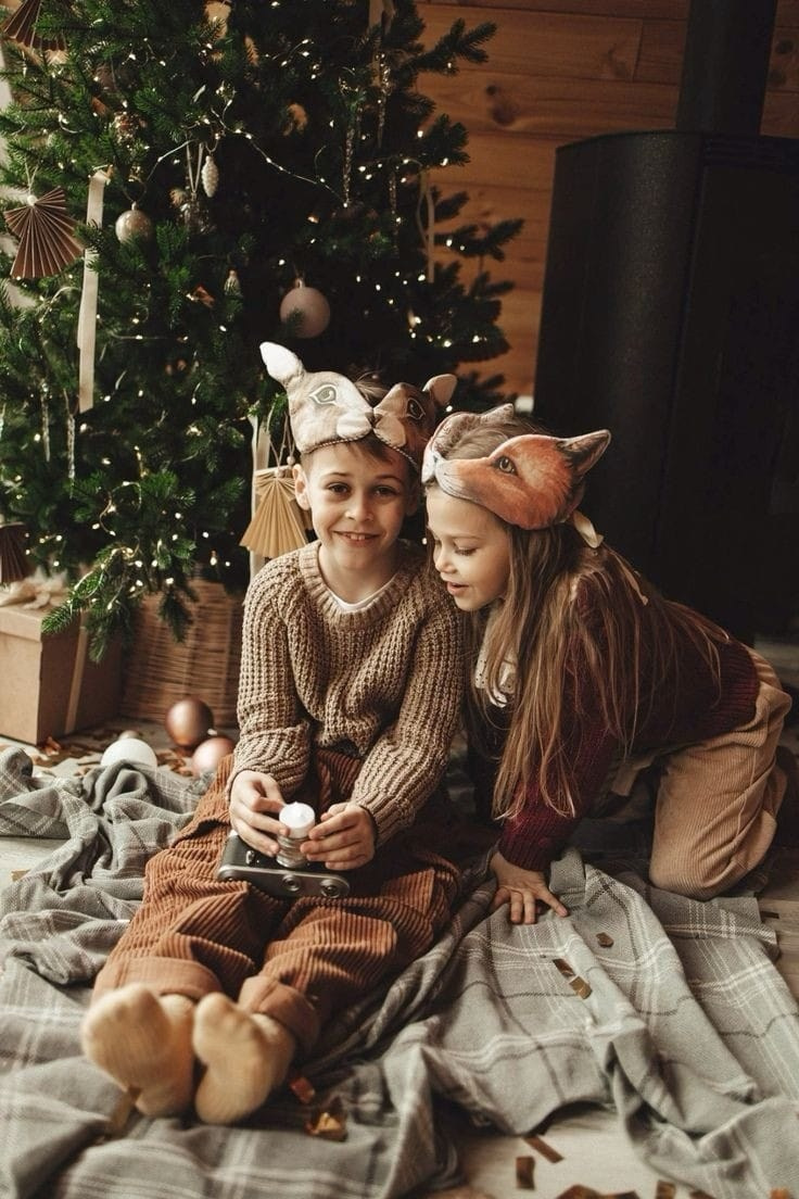 Семейная новогодняя фотосессия. Фотограф в Екатеринбурге Переверзева Анна