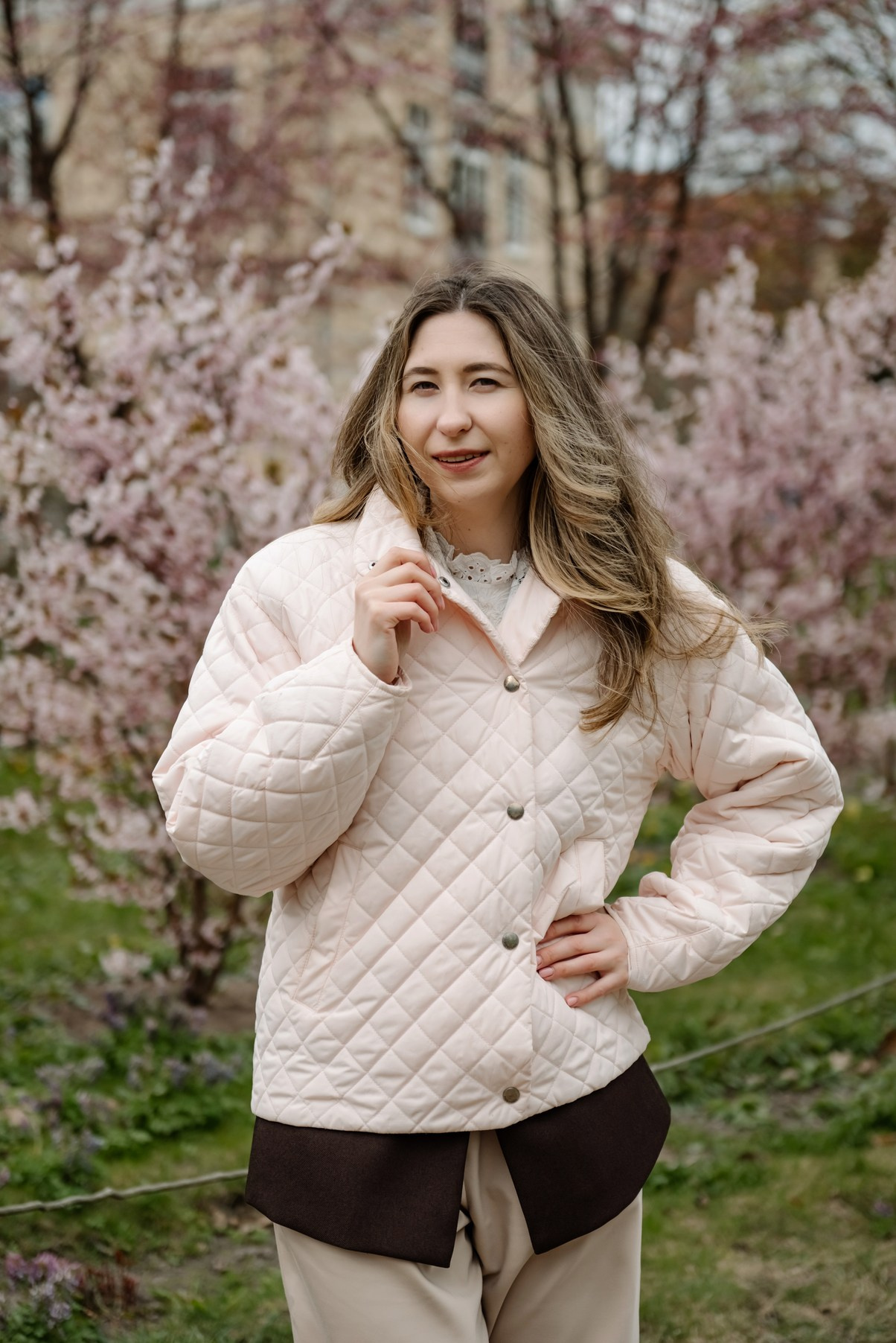 Марина с сакурой. Свадебный и семейный фотограф в Санкт-Петербурге Елена Худякова