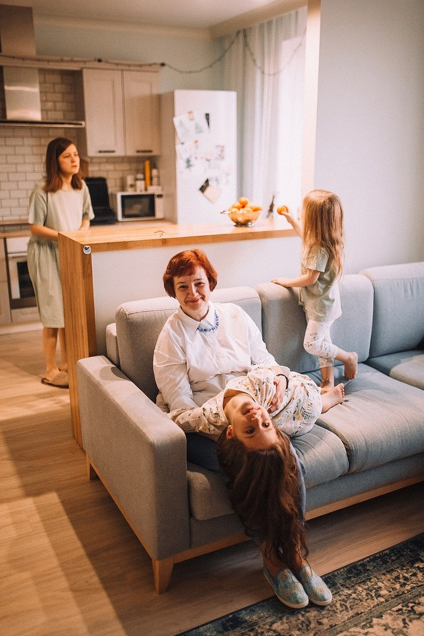 Домашняя рождественская. Свадебный и семейный фотограф Москва Екатерина Верижникова