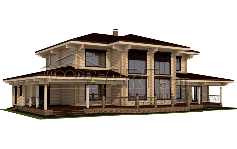 «Ильинское» 489 кв. м. Проекты деревянных домов