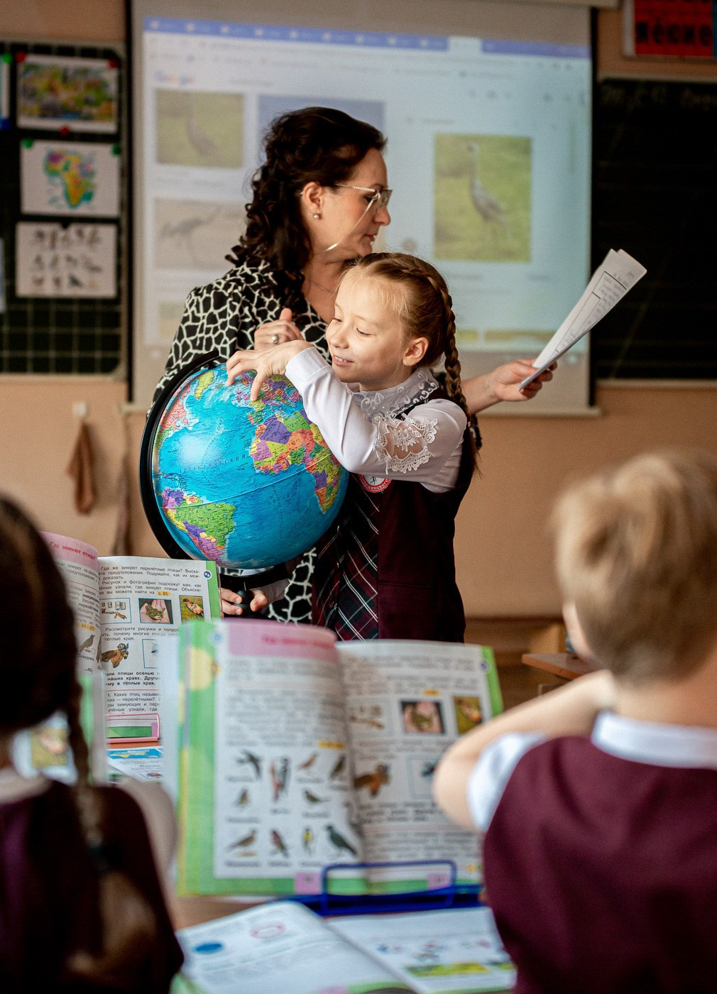 Уроки в школе. Андрей Кровлин — фотограф в Славянке