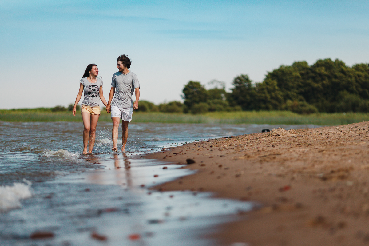 Love Story фотосессия в Кронштадте. Свадебный фотограф в Санкт-Петербурге - Денис Шпендицкий