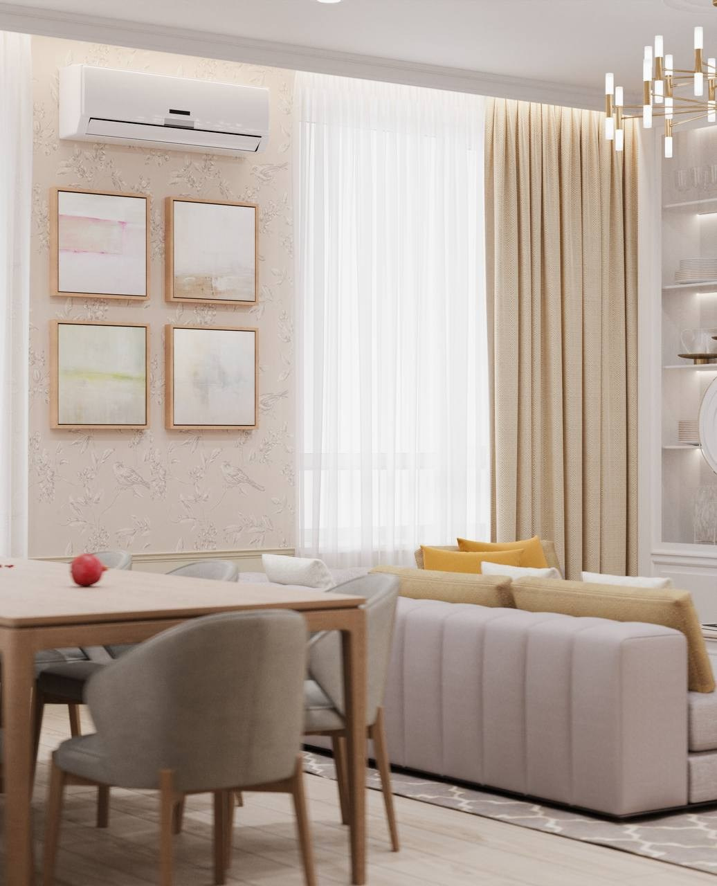 Квартира для пожилой пары. Дизайнер интерьера в Москве Екатерина Шаймердинова