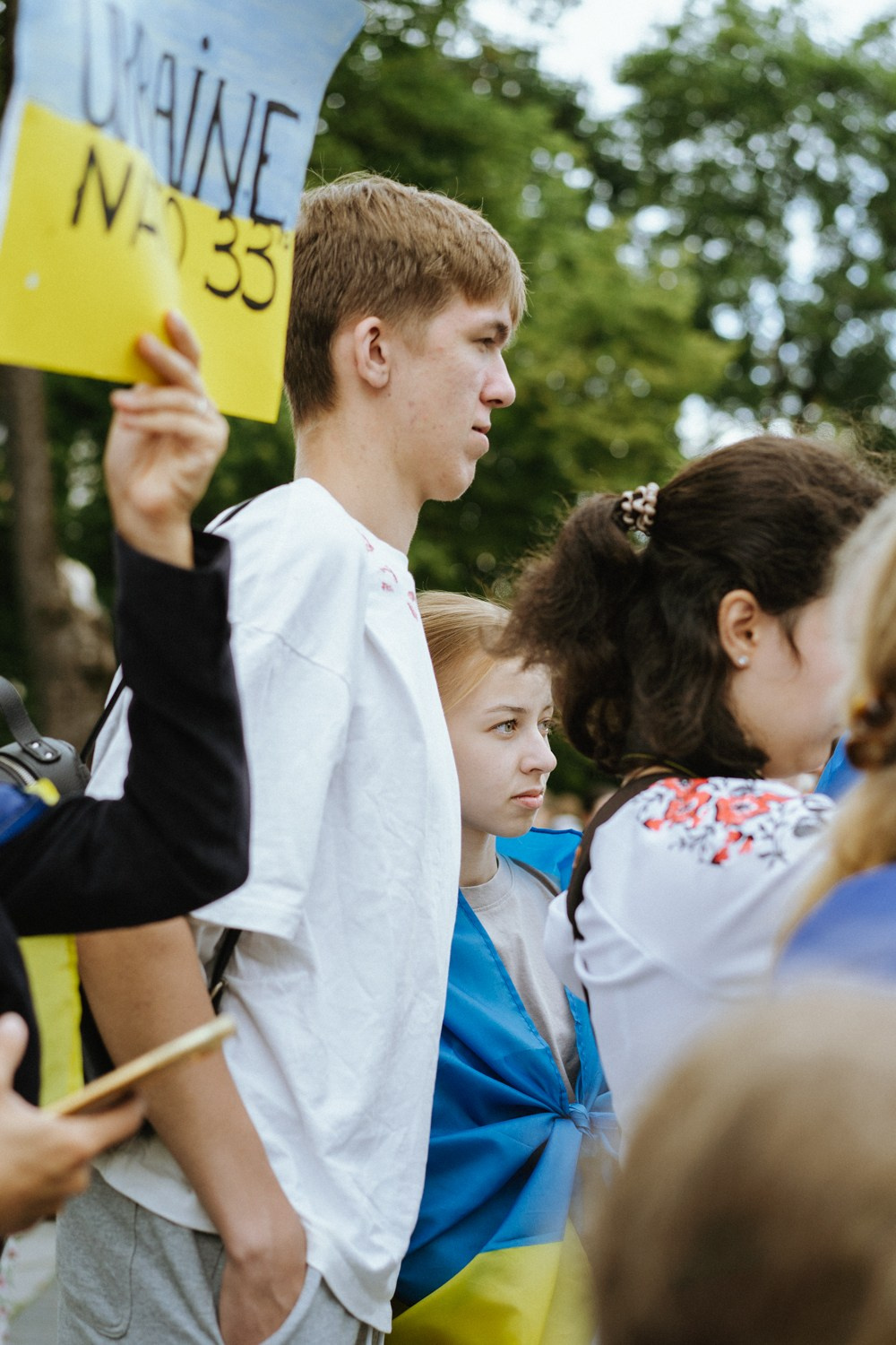 Ukraine — NATO. Photographer in Vilnius
