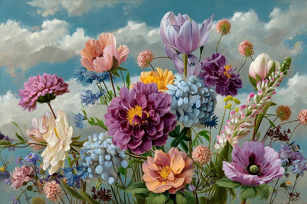 ЦВЕТЫ. Художник Дмитрий Рыжиков