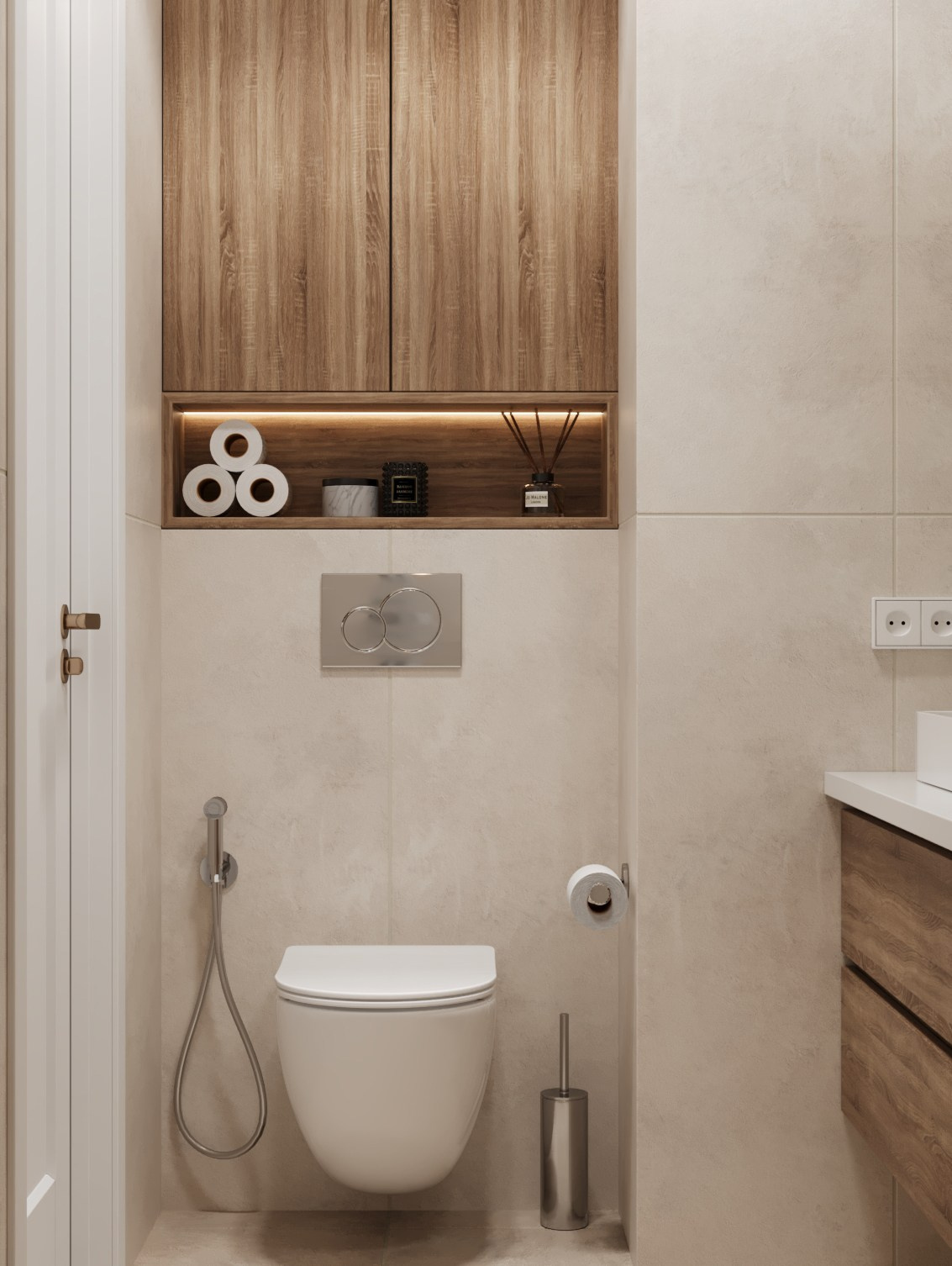 Визуализация квартиры ЖК Дзен-кварталы 70.2 m². Заказать 3d визуализацию интерьеров — Дарья Веденёва