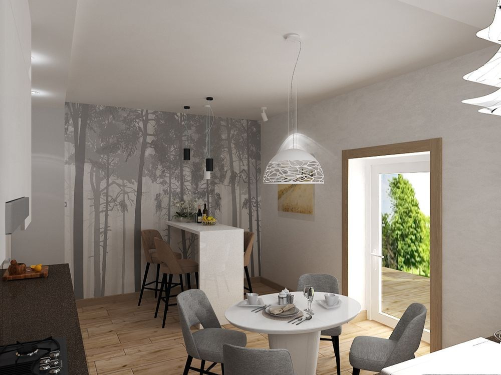 Дом в п. Новосаратовка. Дизайнер в Санкт-Петербурге Дмитрий Цыбулько