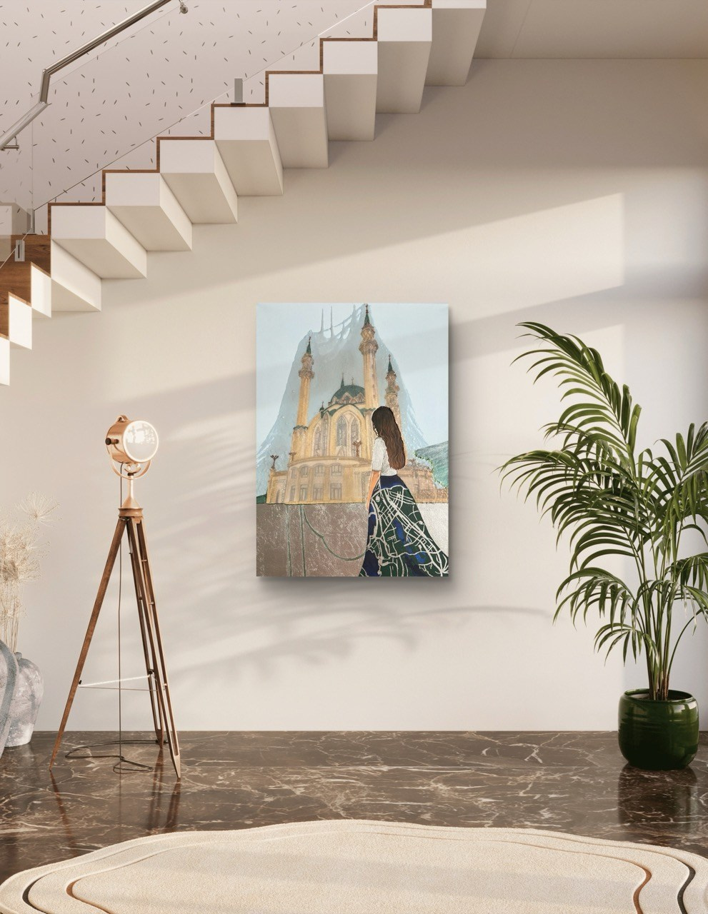 Серия «Волшебница Изумрудного Востока». Картины пейзаж