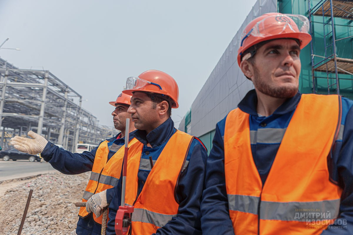 Съёмка на производстве