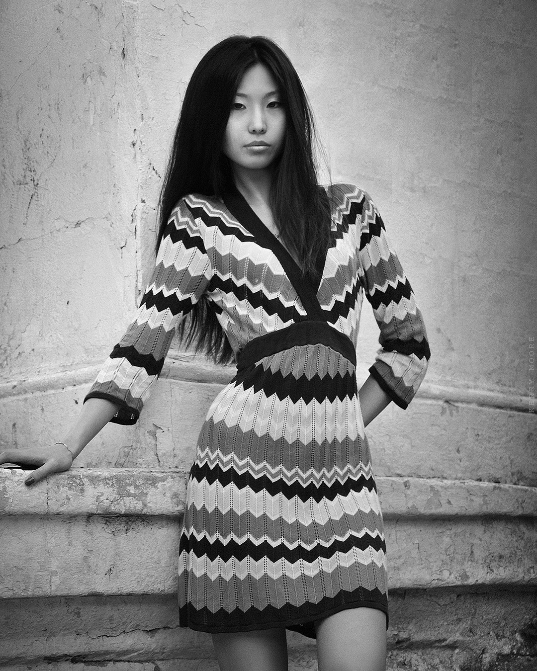 Женский уличный портрет. Фотограф и художник Kerry Moore