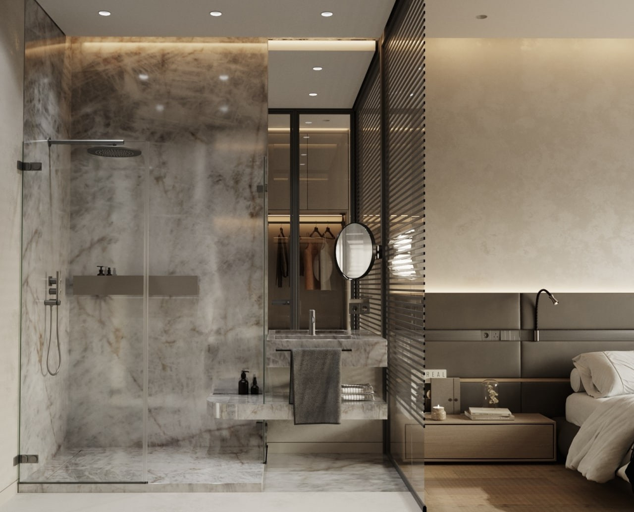 Приватная зона Клубный дом «West Garden». Интерьеры и архитекура