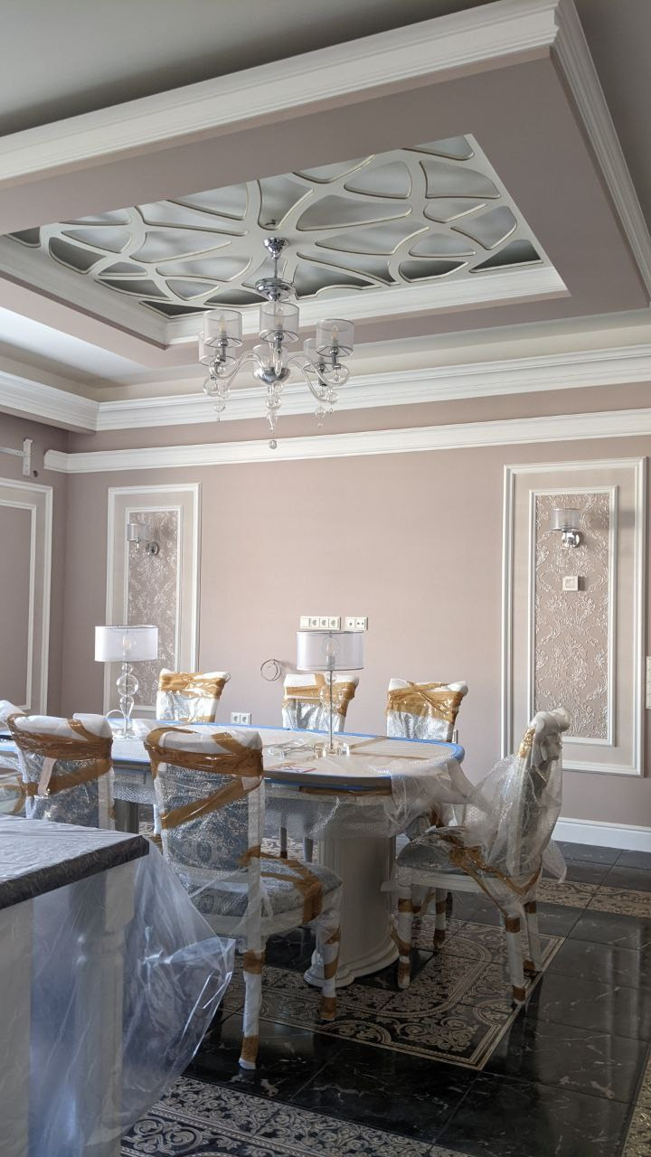 Дизайн интерьера кухни-гостиной в частном жилом доме, пер. Местный