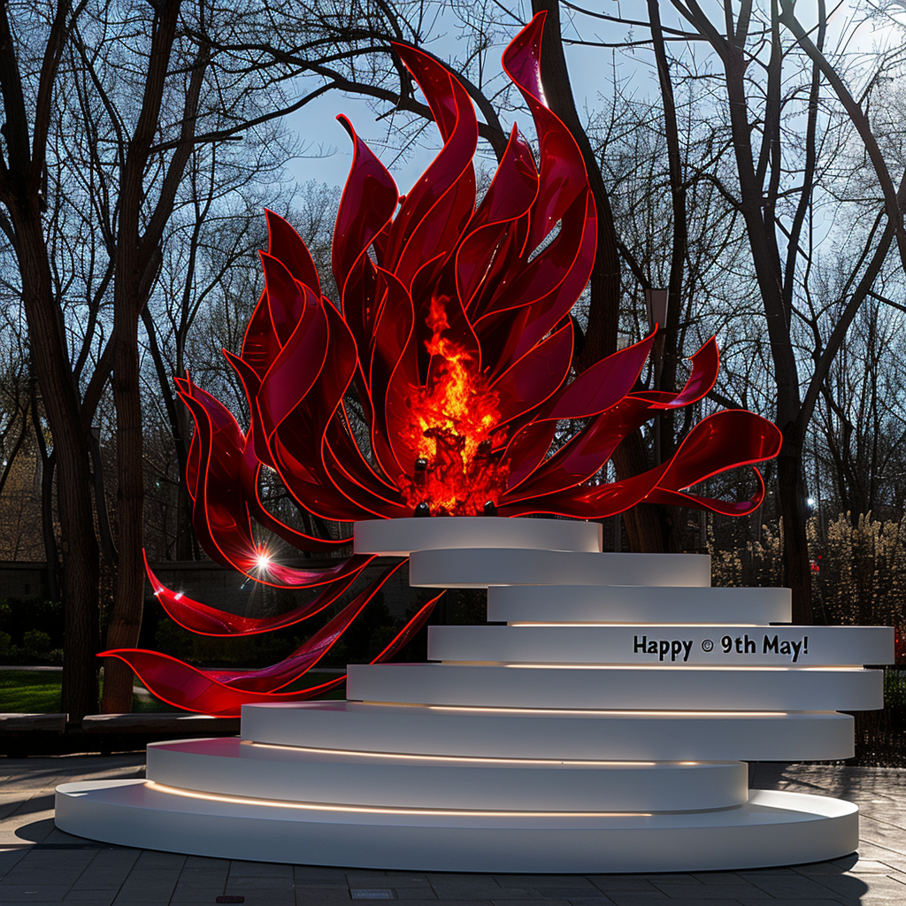 Разработка эскизов декора для тендера для праздника 9 мая. Главная