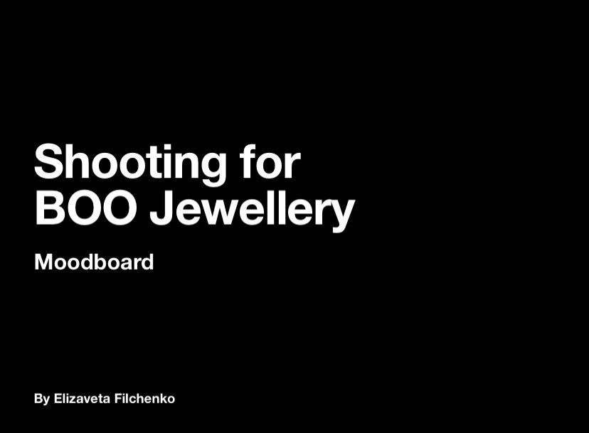 Photoshoot for Boo Jewelry Tbilisi. Elizaveta Filchenko. Fashion-photographer and director