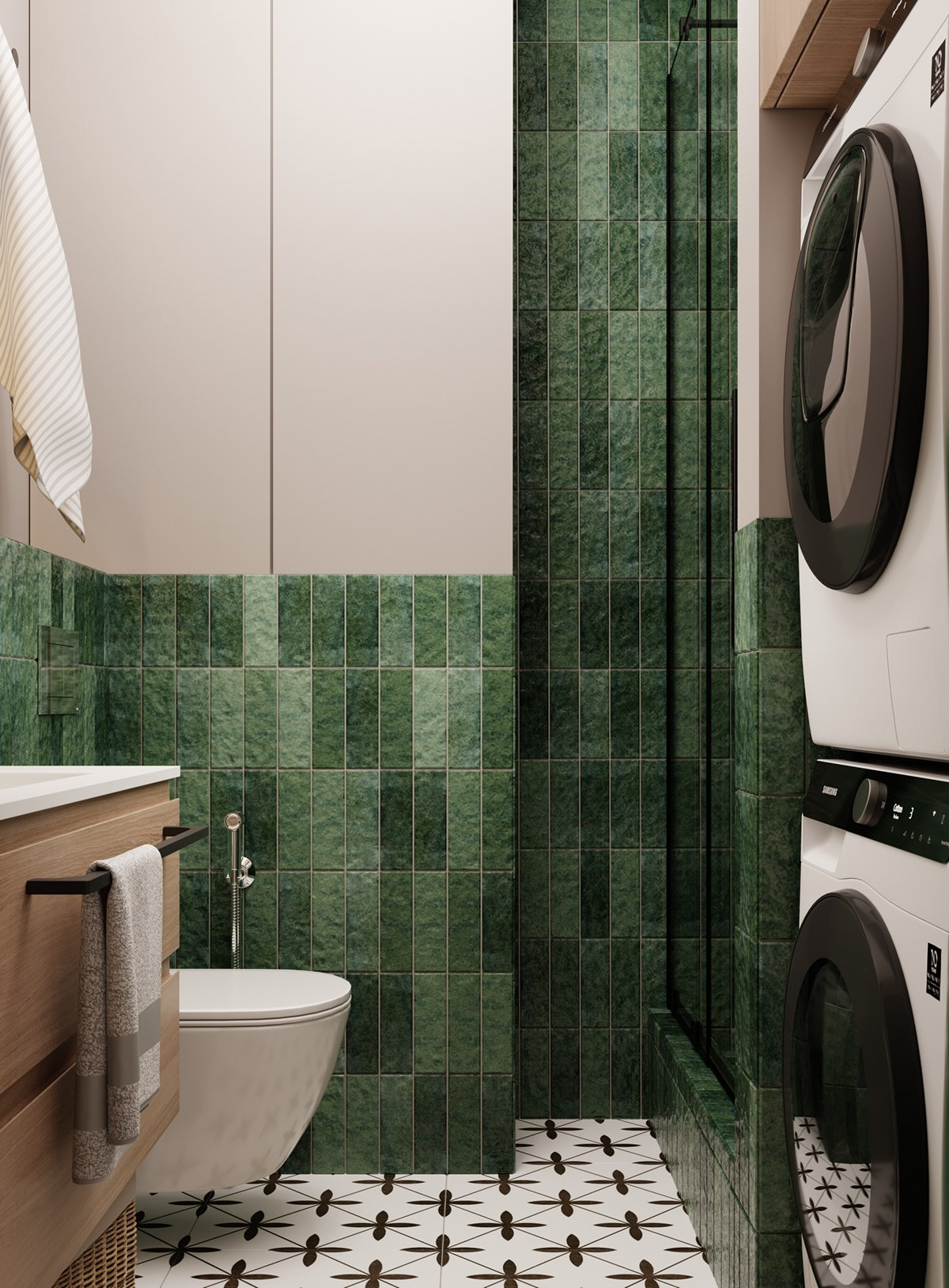 Визуализация квартиры в районе Царицыно. Москва. Заказать 3d визуализацию интерьеров — Дарья Веденёва