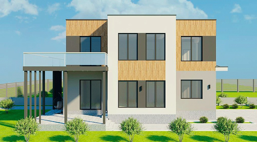 Проект дуплекса. Дизайн интерьера и архитектурное проектирование ДЕС