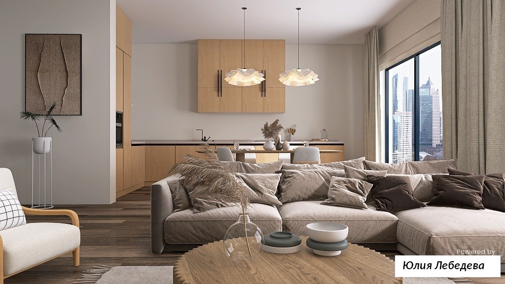 ЖК Спутник. Дизайнер интерьера Юлия Лебедева. Москва