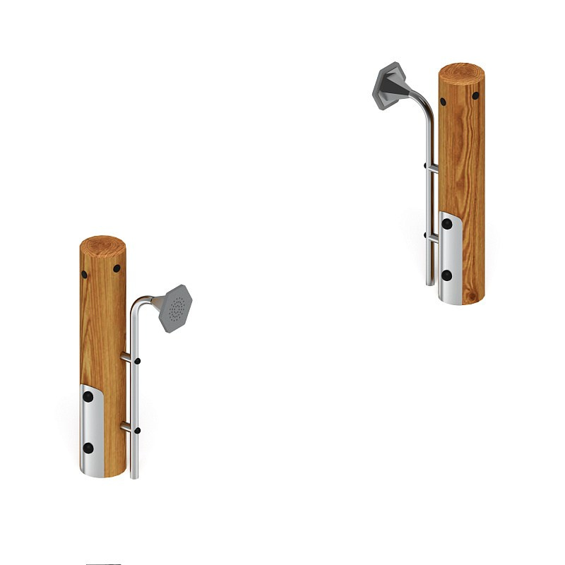 Переговорное устройство (лиственница темный) МФ 22.01.08-И1.01 Габариты (ШхДхВ): 160х430х950 (на один элемент) Зона безопасности, мм: 2430х1160