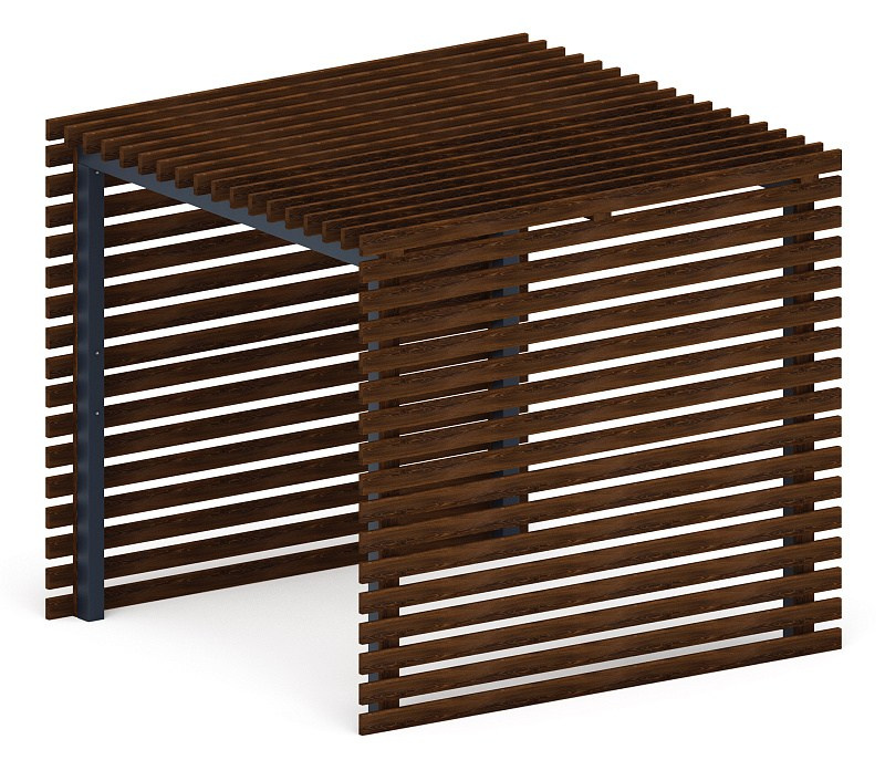 Пергола беседка - МФ 77.01.01-01 /без поликарбоната/ Габариты (ШхДхВ): 3000x2840x2725 мм 