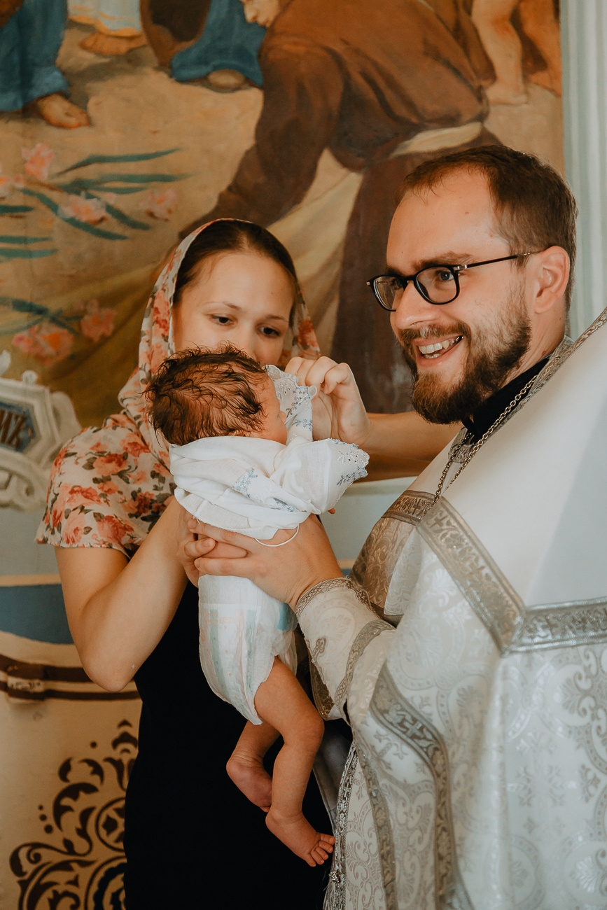 Крещение близняшек