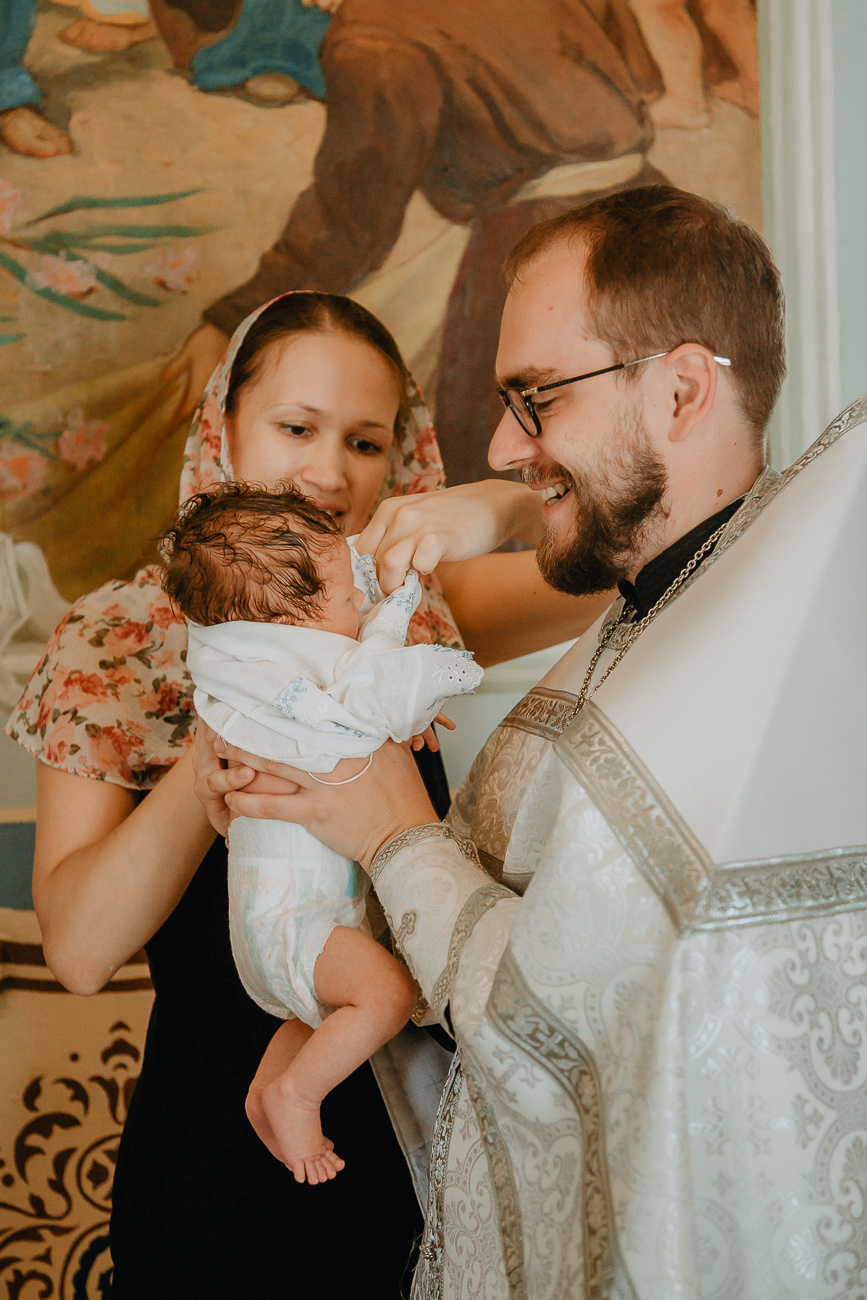 Крещение близняшек