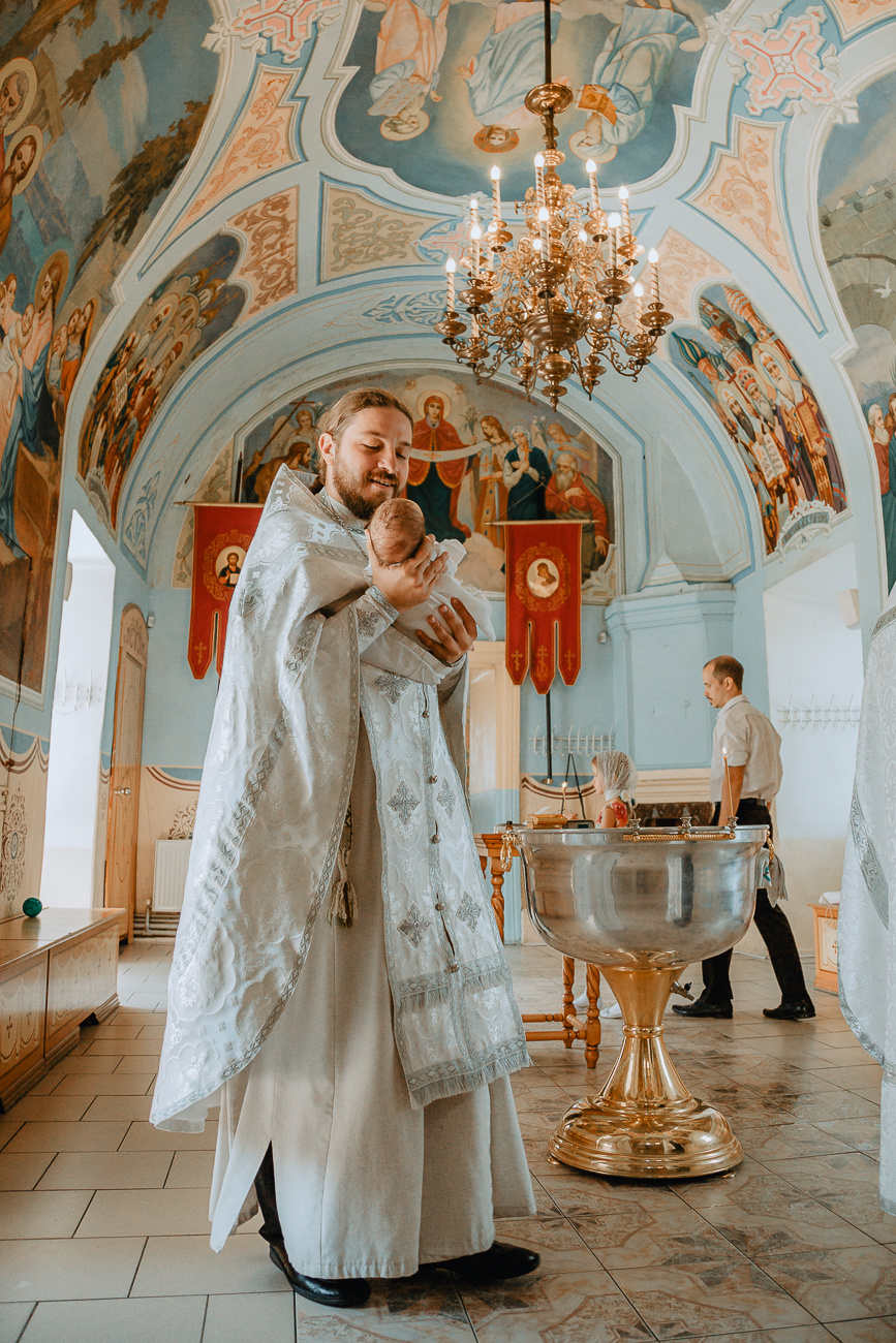 Крещение близняшек