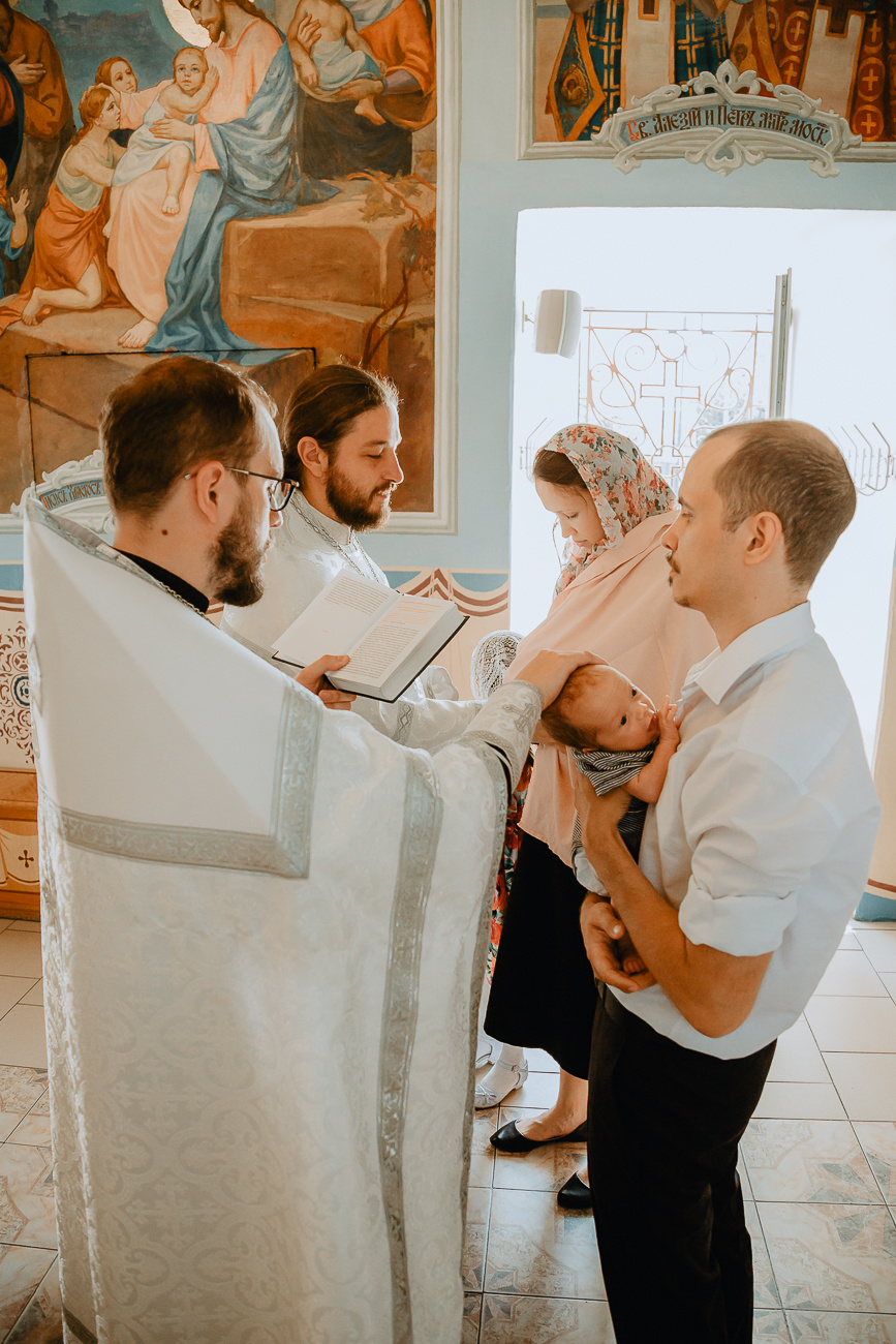 Крещение близняшек