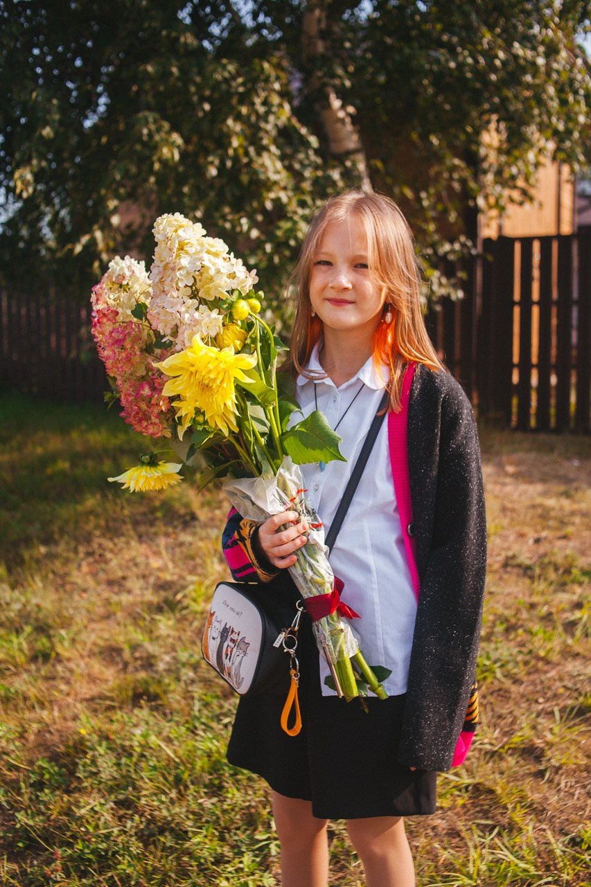 1 сентября в «Квадратике». Семейный фотограф во Всеволожске и Санкт-Петербурге Юлия Капустина