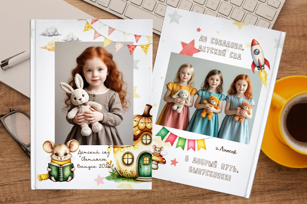 Выпускной альбом для детского сада «МЫШАТА», Дизайн, medlori fotobook Выпускные альбомы в&nbsp;Липецке, Ваш фотограф Медведева Лариса