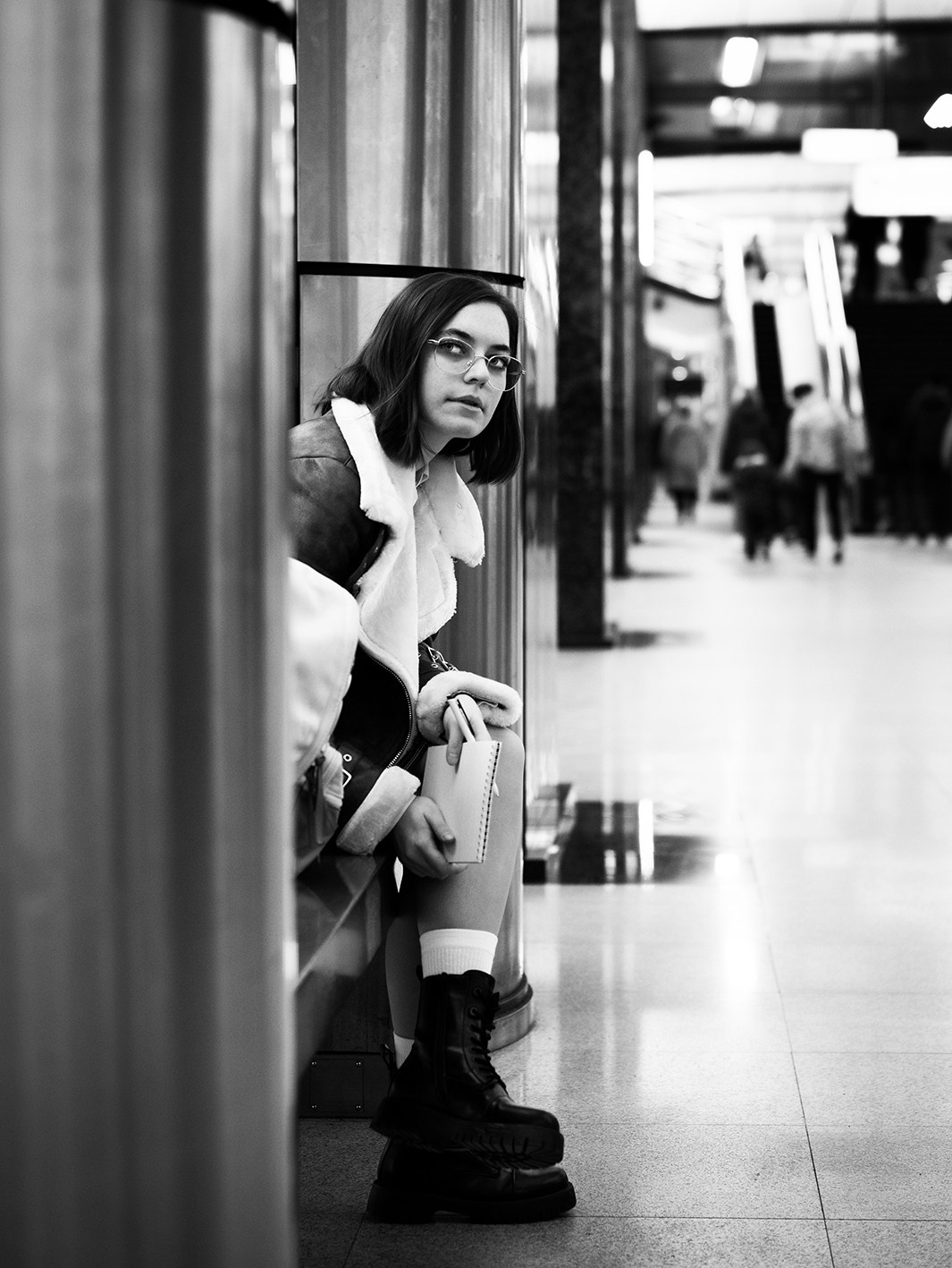 Анна (портрет, город, метро). Фотограф в Москве. Александр Луппов