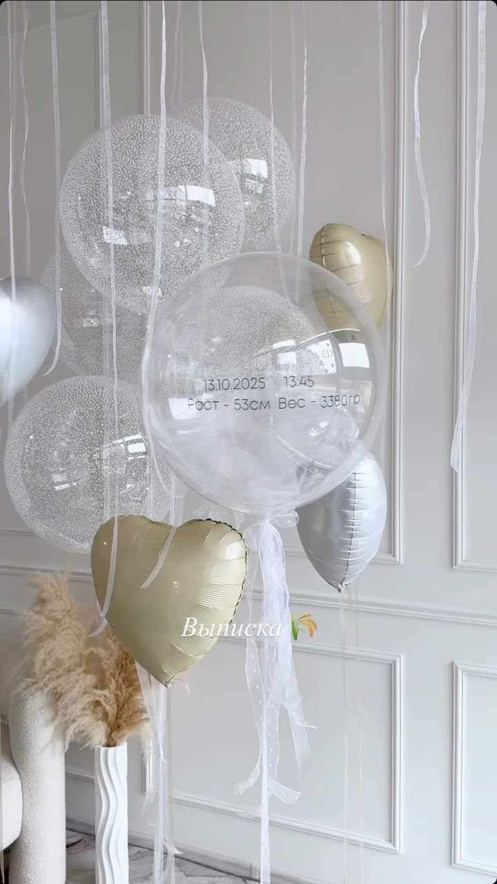 First B-Day. Balloons and decorations in Serbia. Delivery 24/7