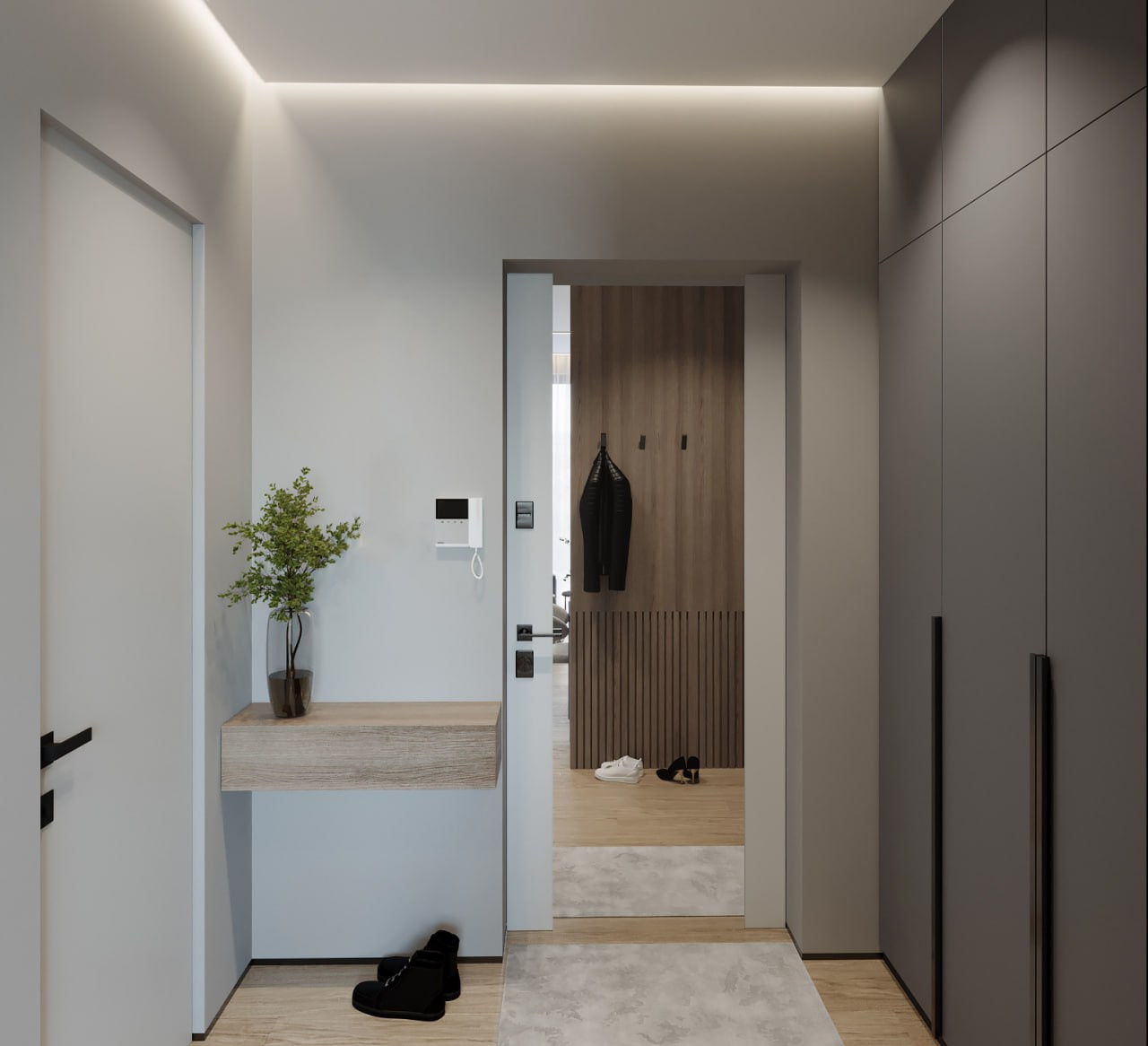 Дизайн-проект квартиры общей площадью 35 кв.м в Москве. Дизайнер интерьера в Дубне, Москве, Дмитрове