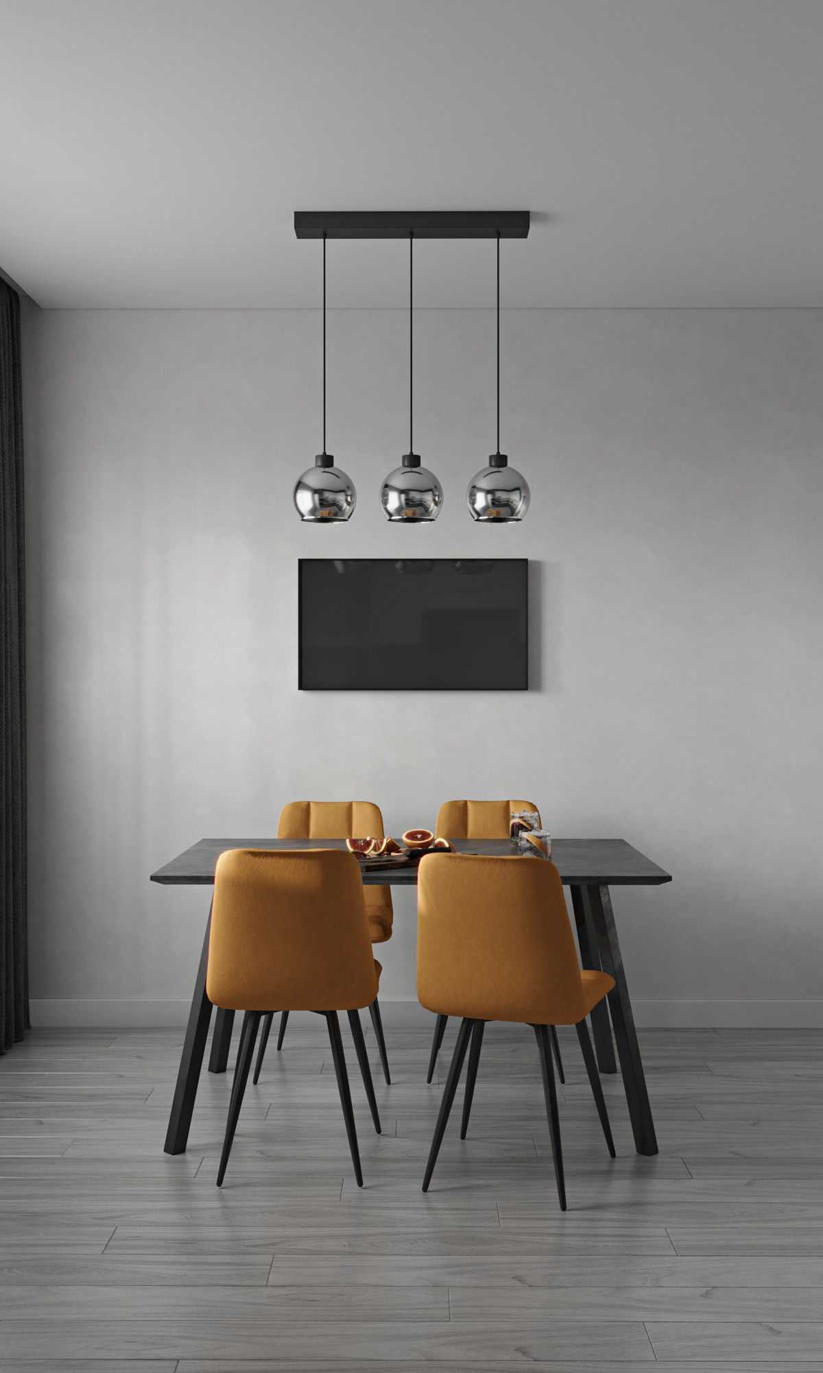 «Черно-белая история». Студия интерьерной визуализации «ЛИНИИ»