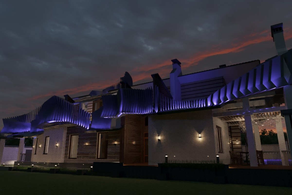 Проект частного дома в деревне Михалково