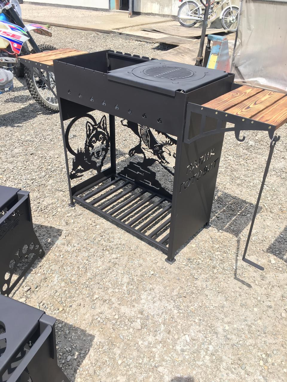 Мангалы с резным рисунком. Купить / заказать мангал для дома в Краснодаре от производителя «Мангал Мастер»