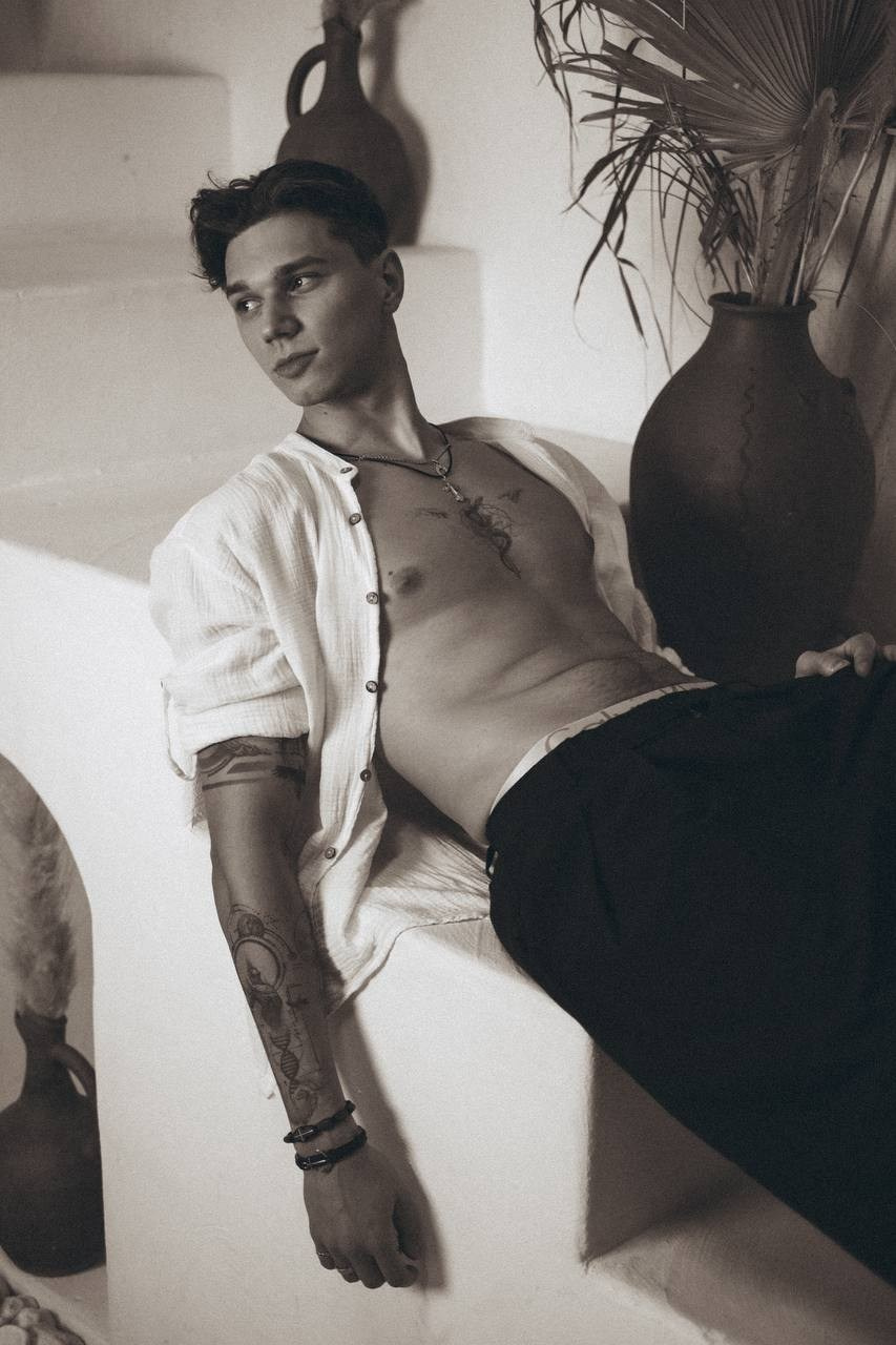 Мужская фотосессия в студии