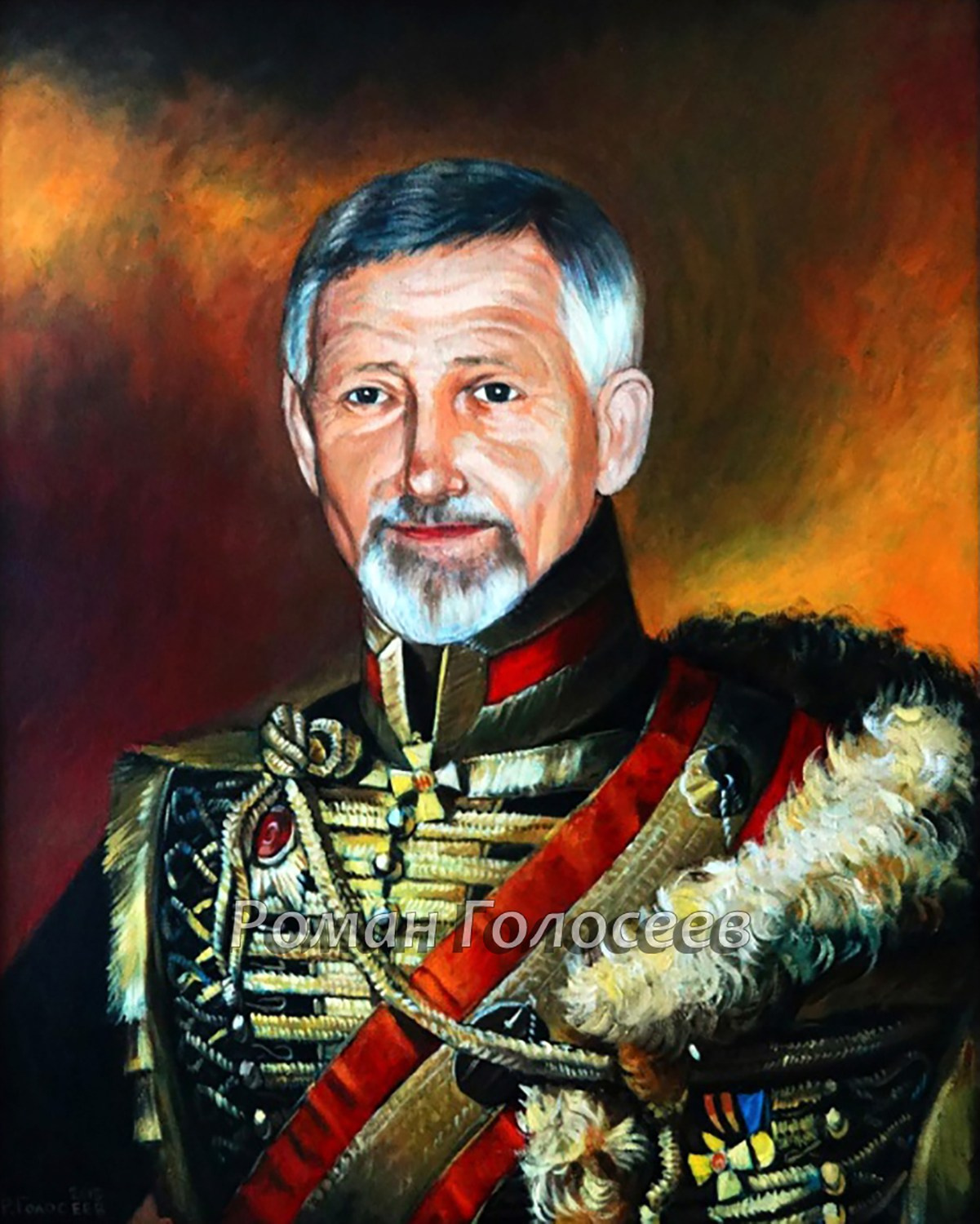 "А.Ф.Литценбергер", 50х40, холст, масло, 12.02.2015